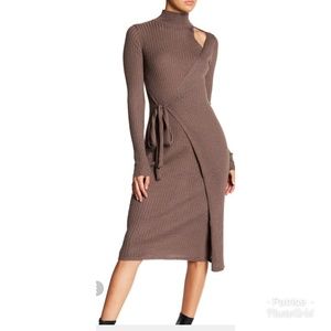 Mustard Seed Mock neck sweater dress